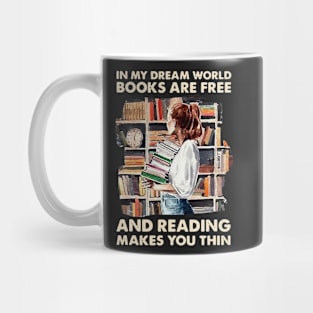 Girls In My Dreams World Books Mug